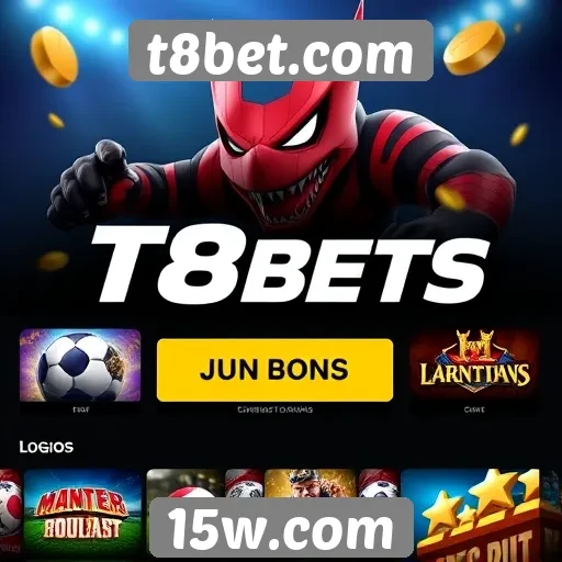 Variedade de jogos oferecidos na plataforma t8bet.com